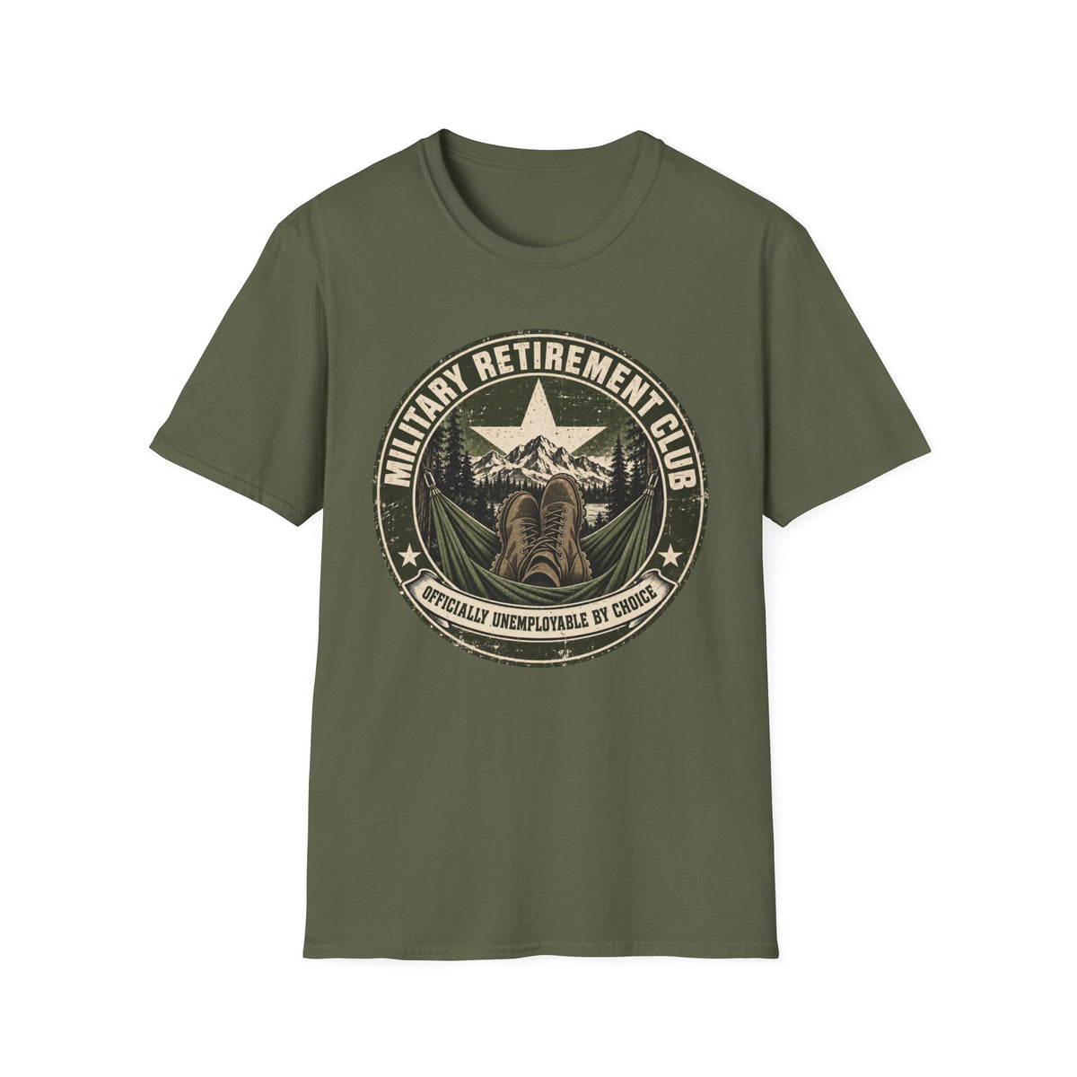 Military Retirement Club T-Shirt