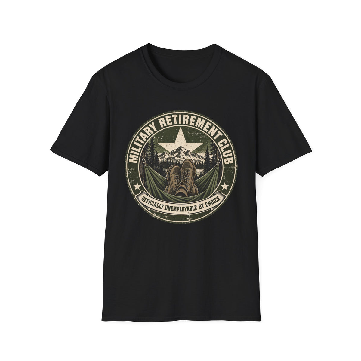 Military Retirement Club T-Shirt