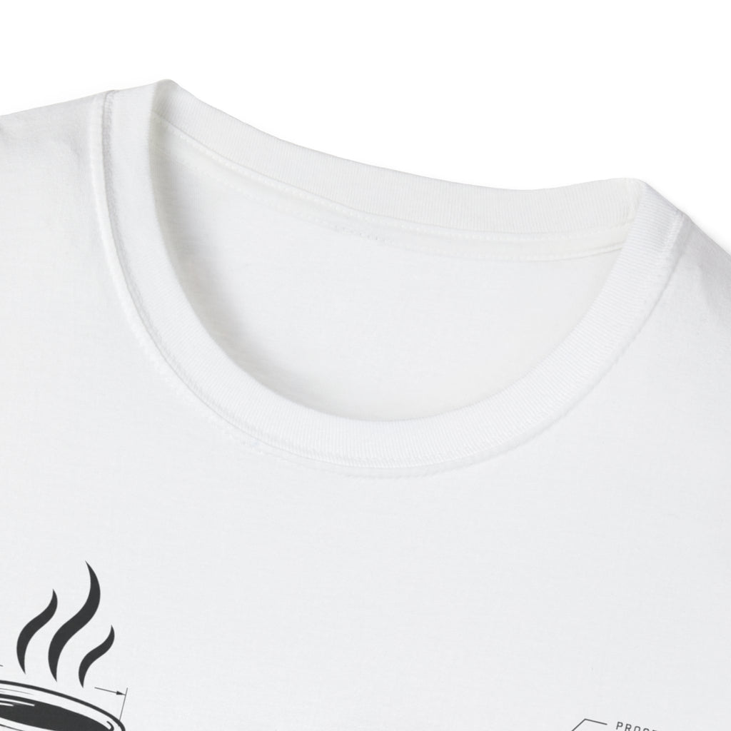 Powered by Unhandled exceptions T-Shirt