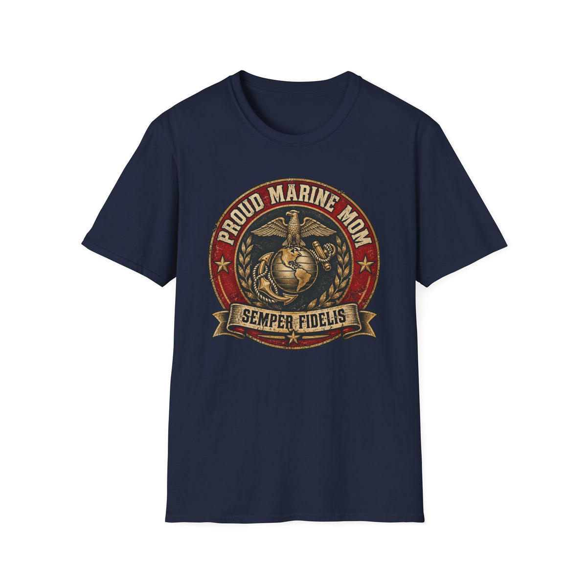 Proud marine Mom T-Shirt