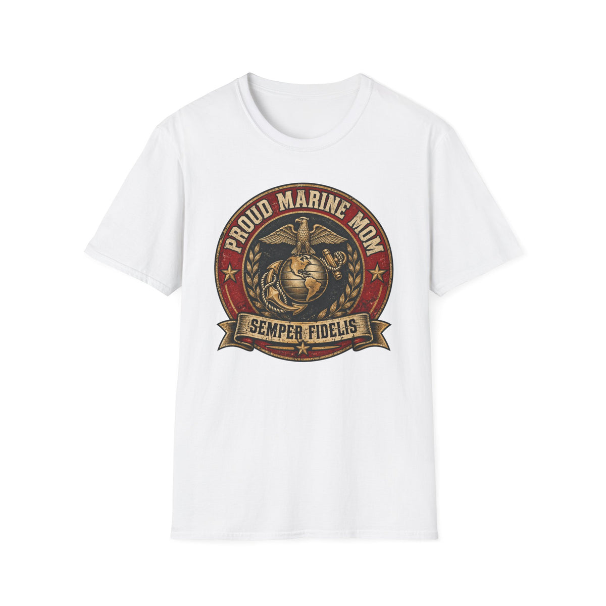 Proud marine Mom T-Shirt